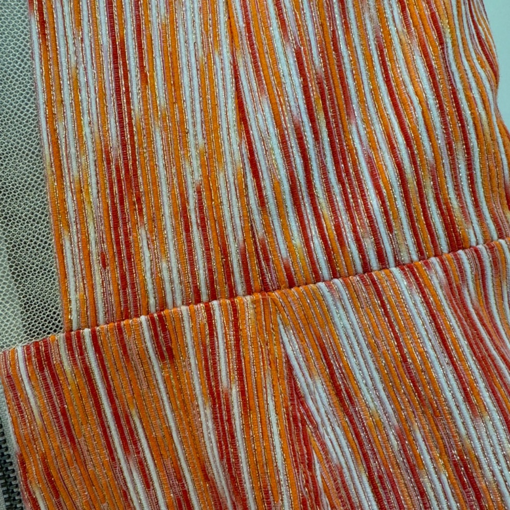 Alice + Olivia Deep Plunge Multi-color Mini Dress - Size 6 - Picture 9 of 13